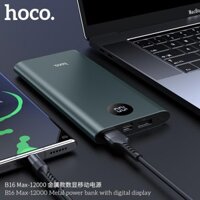 Pin Sạc Dự Phòng Hoco B16 Max 12000mAh Lõi Pin Polymer - Hàng Chính Hãng Hoco