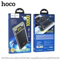 Pin sạc dự phòng HOCO J103 / J103A sạc nhanh 22.5W chính hãng, dung lượng 10000mAh - 20000mAh & đèn LED báo % pin.