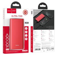 Pin sạc dự phòng Hoco J68 10000 mah Dành cho điện thoại iPhone iP Huawei Samsung Oppo Realme - Hàng chính hãng - Đỏ