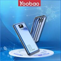 Pin sạc dự phòng kèm cáp sạc 20W Yoobao LC2 10000mAh Siêu mỏng vỏ hợp kim Sạc nhanh Giao diện USB Type-c