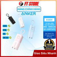 Pin sạc dự phòng kiêm củ sạc nhanh Anker 511 Powercore Fusion 30W 5000mAh A1634 bản nâng cấp của fusion A1633 - BH12TH