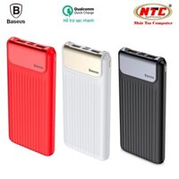 Pin sạc dự phòng lõi polymer Baseus BS-P10KQ02 Thin Digital - Hỗ trợ sạc nhanh QC 3.0