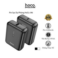 Pin Sạc Dự Phòng Mini Hoco J96, Dung Lượng 5.000Mah, Đèn Báo LED Hiển Thị Mức Pin, Chống Cháy Nổ. Chính Hãng BH 12 Tháng