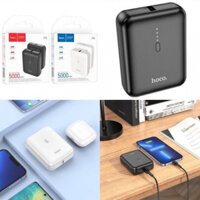 Pin Sạc Dự Phòng Mini Hoco J96, Dung Lượng 5.000Mah, Đèn Báo LED Hiển Thị Mức Pin, Chống Cháy Nổ - Hàng Chính Hãng.