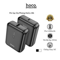 Pin Sạc Dự Phòng Mini Hoco J96, Dung Lượng 5.000Mah, Đèn Báo LED Hiển Thị Mức Pin, Chống Cháy Nổ. Chính Hãng BH 12 Tháng