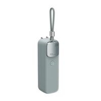 Pin sạc dự phòng mini ROCK – ROCK Portable Power Bank with GaN PD20W Wall Charger 5000mAh – 6942433001183 – 20W – 5.000 MAH – GREEN