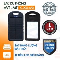 Pin sạc dự phòng năng lượng mặt trời AVATECH AVT-MT (Đen)  SALL IN ONE