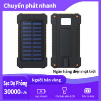 Pin sạc dự phòng năng lượng mặt trời bin sạc dự phòng 30000mAh Pin có đèn pin Phụ Kiện HB