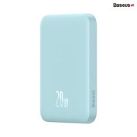 Pin sạc dự phòng OS-Baseus Magnetic Mini Air Wireless Fast Charge Power Bank 6000mAh 20W Galaxy Blue（With Simple Series Charging Cable Type-C to Type-C (20V/3A) 30cm White)