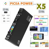 Pin Sạc Dự Phòng PICEA POWER X5 520W 27000mAh Tích Hợp Cổng DC Max 315W | PD 3.1 QC4.0