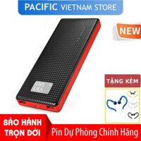 Pin sạc dự phòng Pineng PN 963 10000mAh LCD 2019- Hỗ trợ sạc nhanh (ĐEN) + Tặng Tai Nghe Móc Tai Kingrays EA4015