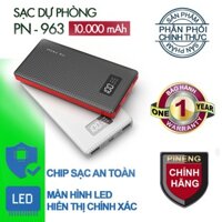 Pin sạc dự phòng PINENG PN-963 10000mAh màn hình LED - Hãng Phân Phối Chính Thức