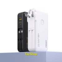 Pin sạc dự phòng Pisen 2 trong 1 TS-D312 dung lượng 10000mah hỗ trợ sạc nhanh PD 22.5W Chính Hãng