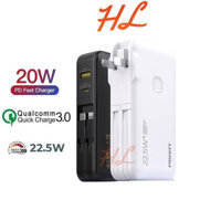 Pin Sạc Dự Phòng Pisen TS-D312 Dung Lượng 10000mAh - Hỗ trợ sạc nhanh PD18W và QC 3.0, VOOC - Hưng Long PC