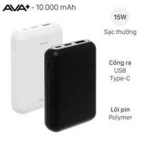 Pin sạc dự phòng Polymer 10000mAh Type C 15W AVA+ DS2107