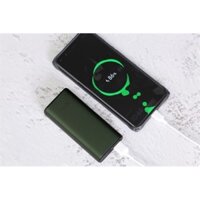 Pin sạc dự phòng Polymer 10000mAh Type C PD QC3.0 Xmobile PowerSlim PJ JP213 Xanh Rêu