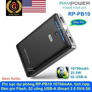 Pin sạc dự phòng RAVPower RP-PB19 16750mah