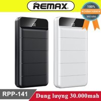 Pin sạc dự phòng Remax RPP-141 30000mAh lõi Li-Polymer 3 cổng sạc vào, 2 cổng sạc ra new