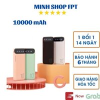 Pin sạc dự phòng Remax tích hợp màn hình LEG WP - 161 10000mAh sạc 2 thiết bị cùng lúc sạc nhanh hiển thị %pin Minh Shop