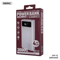 PIN SẠC DỰ PHÒNG REMAX 30.000MAH RPP-112 CHÍNH HÃNG REMAX