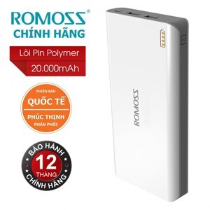 Pin sạc dự phòng Romoss Polymos 20.000mah