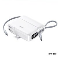 Pin sạc dự phòng RPP 553 dung lượng 20000mAh kiêm cốc sạc siêu nhanh 27W hành công ty bảo hành 12 tháng