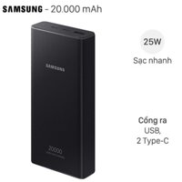 Pin sạc dự phòng Samsung EB P5300 20000mAh 25W - Phân phối chính hãng