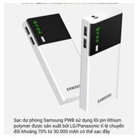 Pin Sạc Dự Phòng SAMSUNG 30000mAh 5 lõi có đèn pin và hiển thị % pin