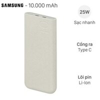 Pin sạc dự phòng Samsung 10.000mAh EB-P3400 Type-C 25W