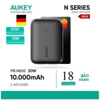 Pin Sạc Dự Phòng Siêu Mỏng 10.000 mAh Aukey PB-N83S -Hàng Chính Hãng