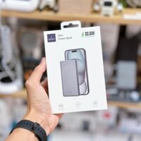 Pin / Sạc dự phòng siêu mỏng nhẹ cho IPhone 15 Pro Max WIWU Slim Power Bank 10.000mAh  Wi-P013 hỗ trợ QC 3.0/PD 22.5W