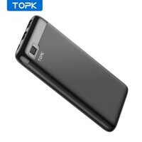 Pin Sạc Dự Phòng TOPK I1013 10000mAh Có Đèn LED Cho Xiaomi Huawei iPhone 12 Samsung