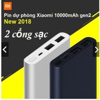 Pin Sạc Dự Phòng Xiaomi 10000 MAh Gen 2- F1 2018