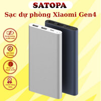 Pin sạc dự phòng Xiaomi 10000 mAh Gen4 PB100DZM sạc nhanh PD 22.5W sạc 3 thiết bị cùng lúc
