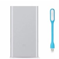 Pin sạc dự phòng Xiaomi 10.000 mAh Gen 2 - 2016 + Tặng đèn led