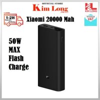 Pin sạc dự phòng Xiaomi 20000 Mah 50W MAX Flash Charge (Ra/Vào Type C) BHR5121GL - Hàng chính hãng