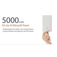 Pin Sạc dự phòng Xiaomi 5000 mAh 2015