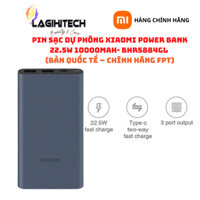 Pin Sạc Dự Phòng Xiaomi Power Bank Pocket Edition Pro 33W 10000mAh 22.5W 10000mAh Bản Quốc Tế - Hàng Chính Hãng FPT