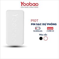 Pin sạc dự phòng Yoobao dung lượng 10000mAh P10T - Hàng nhập khẩu - Trắng