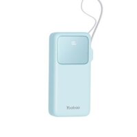 Pin Sạc Dự Phòng Yoobao Q22 20000 mAh – Sạc Nhanh 22.5W, Màn Hình Hiển Thị, Cáp Tích Hợp
