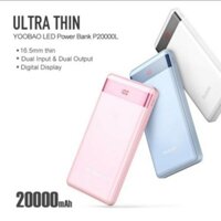 Pin sạc dự phòng Yoobao P20000mAh có đèn Led nvk0002