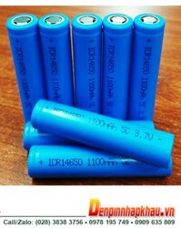 Pin sạc ICR14650, Pin sạc Lithium Li-ion Sunmoon ICR14650 (1200mAh 3.7v) chính hãng