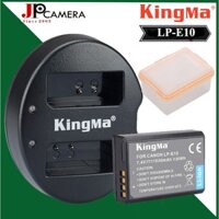 Pin sạc Kingma cho Canon LP-E10 + Hộp đựng Pin, Thẻ nhớ