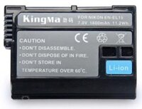 Pin sạc Kingma Ver 2 cho Nikon EN-EL15, Hàng chính hãng - Combo 3 1 pin