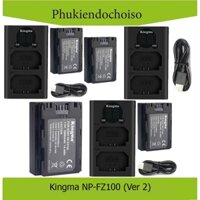 Pin sạc Kingma Ver 2 cho Sony NP-FZ100 (Nhiều lựa chọn)