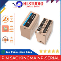 Pin Sạc Kingma NP-FW50,FZ100,F750,F970 Dung Lượng 1080mAh, 2000mAh, 5200mAh, 7800mAh cổng TypeC HL Studio