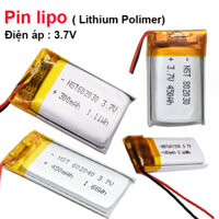Pin sạc LiPo 1s 3.7v có mạch bảo vệ dùng Cho tai nghe,loa Mp3 MP4 MP5 GPS PSP Bluetooth