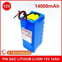 Pin sạc Lithium Li-ion 12V 14000mAh