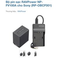 Pin sạc máy quay Sony NP-FV100A hãng Ravpower RP-OBCF001 (Tương thích với FV30, FV50, FV100)