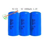 PIN SẠC NI-CD SC 1800MAH 1.2V Giá của sản phẩm là giá của 1 viên